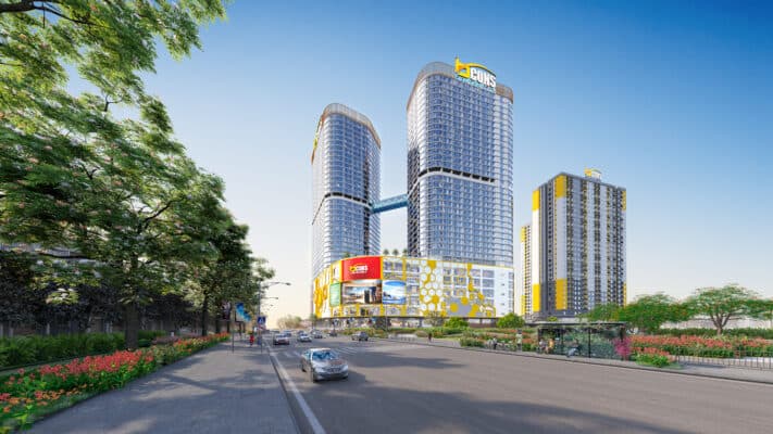 Phối cảnh dự án Bcons Center City