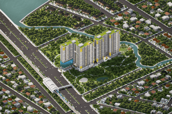 Phối cảnh dự án Bcons NewSky